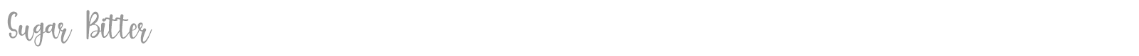 Sugar Bitter font preview